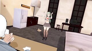 3d Hentai MMD - 10分5000円で踊る鈴谷【PinkCat】 (abubu nownanka)