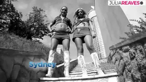 Sexy girls suck a huge cock then ride it to mouth cumshot