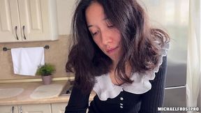 Stepmother Solves Stepson's Problems With The Help of Evolova Electronic Sex Doll