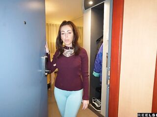 Czech tourist with ideal butt gets anal screwed by her hotel manager to extend her stay !!