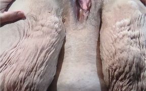 Damn Bent Over That Pussy Wide Spread Standing up Shes Squirting Like a Man Helicoptering His Dickhead