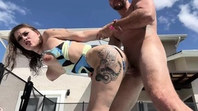 Richh Des sucks massive cock and licks balls before fucking