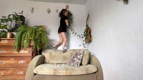 stuck behind the sofa avi