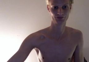 Danish Boy - Blond skinny twink cumming after edging