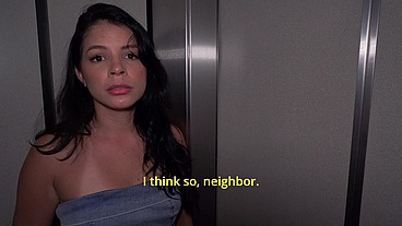Stuck Elevator with My Busty Neighbor Sylenna - What's the Worst That Could Happen?