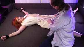 Fixed and stripped the redhead submissive