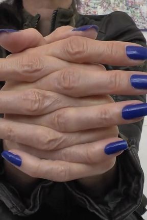 My Blue Fingernails Make You Weak, JOI Ruined Orgasm, Lady Victoria Valente