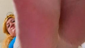 Zelda Cosplay Barefoot POV – Crushed Under My Feet