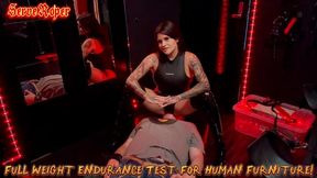 Full Weight Endurance Test For Human Furniture! Ft Miss Roper - 4K
