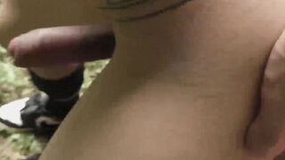 Asian Threesome Outdoor Orgy - Raw Bareback Action with Japanese Pornstar