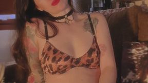 Femdom Strap-On CEI JOI: Edge Your Worthless Cock & Swallow Every Filthy Drop