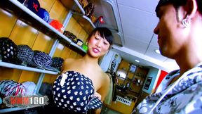 Perfect Asian pornstar Sharon Lee gets pounded hard in both her pussy and ass