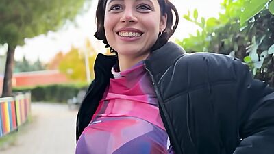 PutaLocura - Incredible busty Latina Lulita Star gets caught by Torbe and swallows all his cum