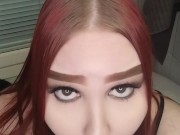 20yo redhead sucking a big dildo, onlyfans teaser suomi punapää, blowjob suihinotto