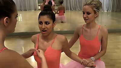 Awesome Boobs Lesbian Teen Experiments with Licking Pussy