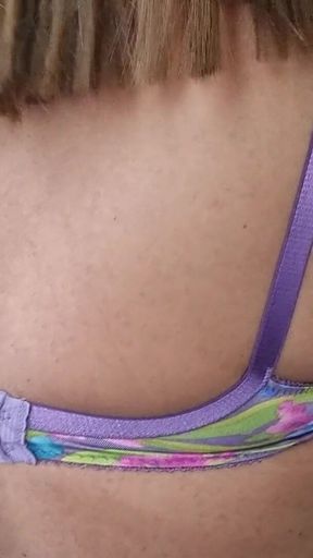 Sexy Vintage Bra, 90s Vsectret, Satin, Caressing My Soft Tits