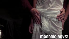 MasonicBoys - Mitch Cox and Rick Fantana humiliate  bareback twink