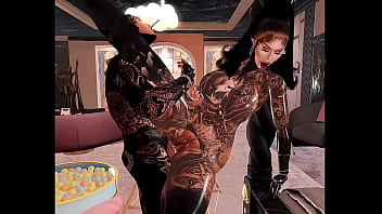 THE VAMPIRE WHORE CAME OUT EARLY _)