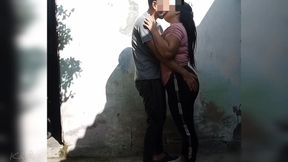 Mature single stepmother can&amp;#039;t stand the urge and wanted to fuck on the street but someone interrupts them and they almost