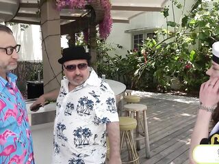 Todpole's Allies Double Team Venus Vixen's Soaked Twat!