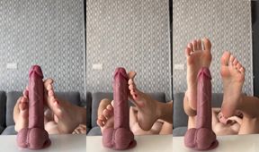 Masturbation classics skinny girl takes tight solo ride on OnlyFans
