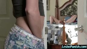 (bianca&amp_halle) Naughty Lesbians Sex Toys Punishing In Front Of Cam video-15