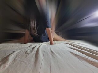 "I like the smack of rod." Latin babe learns to suck a weenie. Hard and vehement painful ass slam.