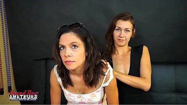 Meredith & Jamie Petite Inked Duo Sloppy Double BJ Greedy Swallow!