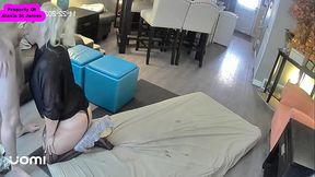 HE LEFT WORK TO COME POUND ME