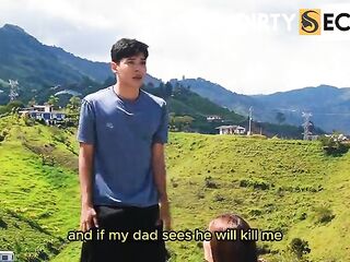 I TAKE MY PORN ADDICTED STEPSON ON VACATION AND HE ENDS UP FUCKING MY WIFE.