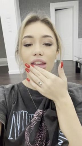 Cheating blond girl sucking and fucking