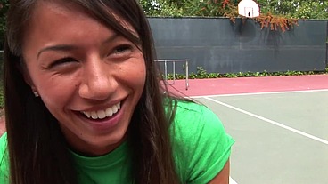 A Threesome in Tennis Court