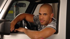 Stud loves driving and cumming on his own car
