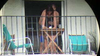 Spy camcorder cought the neighbours fucking