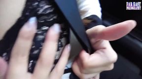 Slender Asian beauty bends over for thrilling backdoor action in park, lot, rooftop, and room