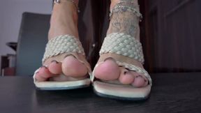 Ruslana - Head Of Slave In Chest Lick Creamy High Heels Shoes And Heels - Part 1 - 4K