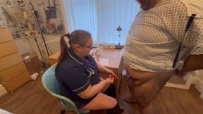 Part 1: Matron Satana and Mr Jones Anal Examination!