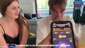 Cuckold Lets Girlfriend Get Fucked for Humster Kombat Signup