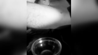 edging mine shaved penis x pov cumload x ball stretching