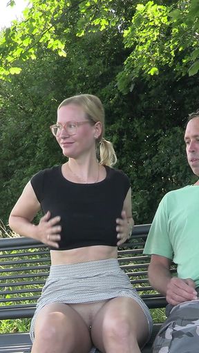 Stranger Fucked on the Park Bench