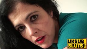 UK MILF gets dominated and ass fucked hard by maledom