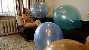 Girls mass sit pop all huge crystal Full HD