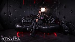 Leather and smoking jerk off instructions