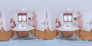 VIRTUAL TABOO - Almost Caught Sucking Brothers Cock Under The Table