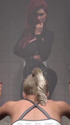 Epic moment from &quot;Blonde Slut Got Fucked in Public Bathroom, Almost Caught Fucking a Sexy MILF - Milfylicious Hot Sex Scenes&quot;