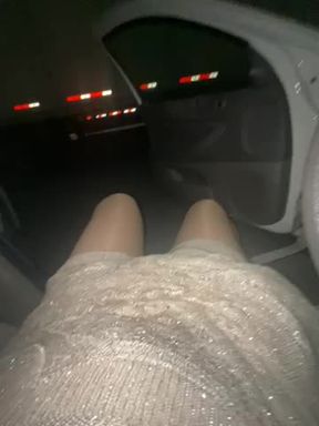 Crossdresser at busy Truckstop