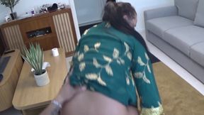 Muscular BBC Fucks Saudi Arabian Wife While Her Husband Watching