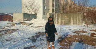 Winter has come! And that means it's time to walk in a fur coat!