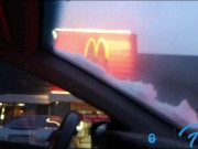 Gagging on a dick in the McDonalds parking lot
