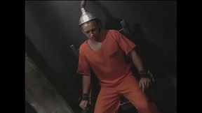 Police officer Olivia Del Rio who was ordered to punish capitally found out that prisoner sent to the chair shows signs of life in cock erection